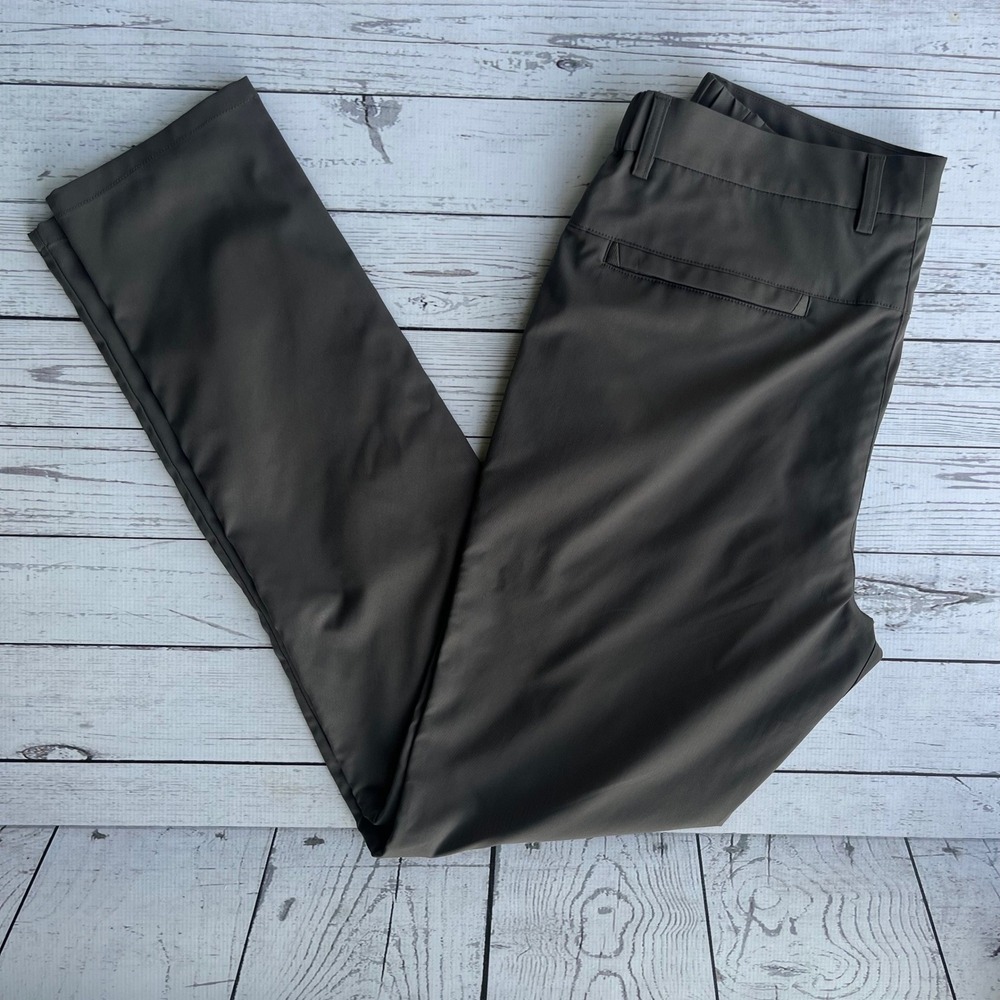 Jack Archer Jetsetter Tech Pants Charcoal Grey Mens 33x34 Performance Golf